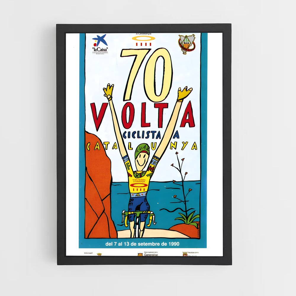 Poster Célébration Cycliste – affiche Cyclisme (vue 2)